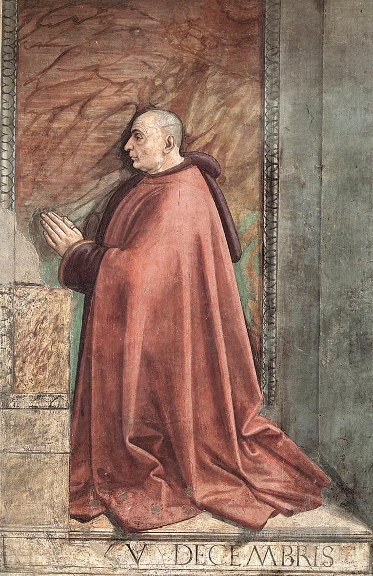 Portrait du donateur Francesco Sassetti Renaissance Florence Domenico Ghirlandaio Peintures à l'huile